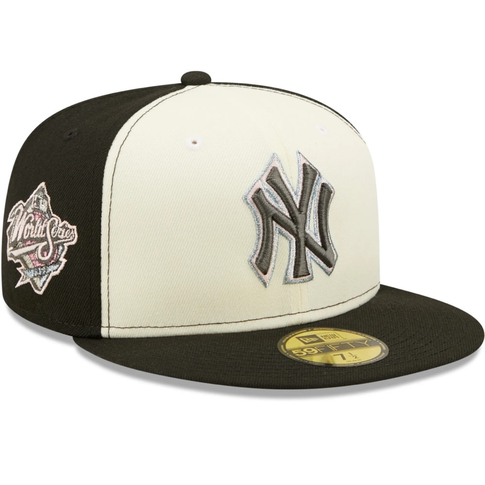 New Era Black and Cream Yankees Cap
